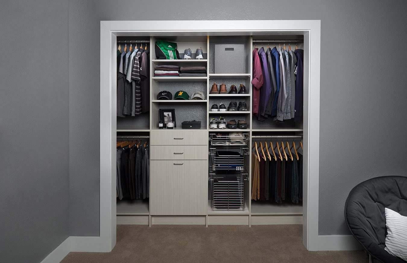 Arctic Flat Panel Mens Reach In Closet Jan 2014 - Gallery