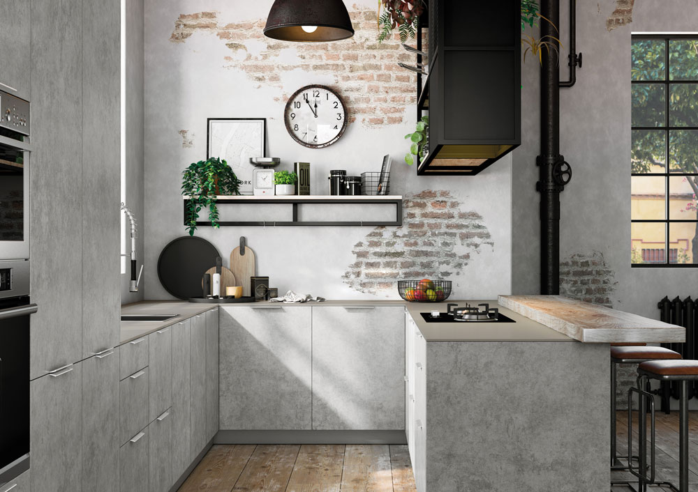 Cemento Finished kitchen - cabinet maker installer in greenville